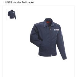 USPS Twill Jacket, New, XXL, Navy Blue