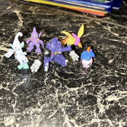 Very Rare!!! Vintage 2002 Digimon Mini Figures Set # 52 ( Complete Set )