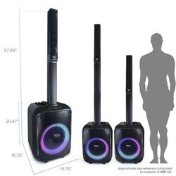 FOLT868   Bluetooth wireless professional system with wireless Microphone & LED lights🎶🎶🎶 