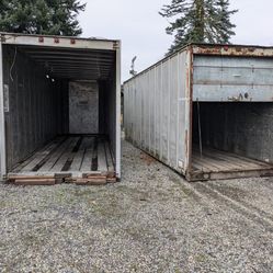 TWO 26 Ft Aluminum Storage Containers