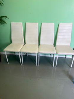 White chairs