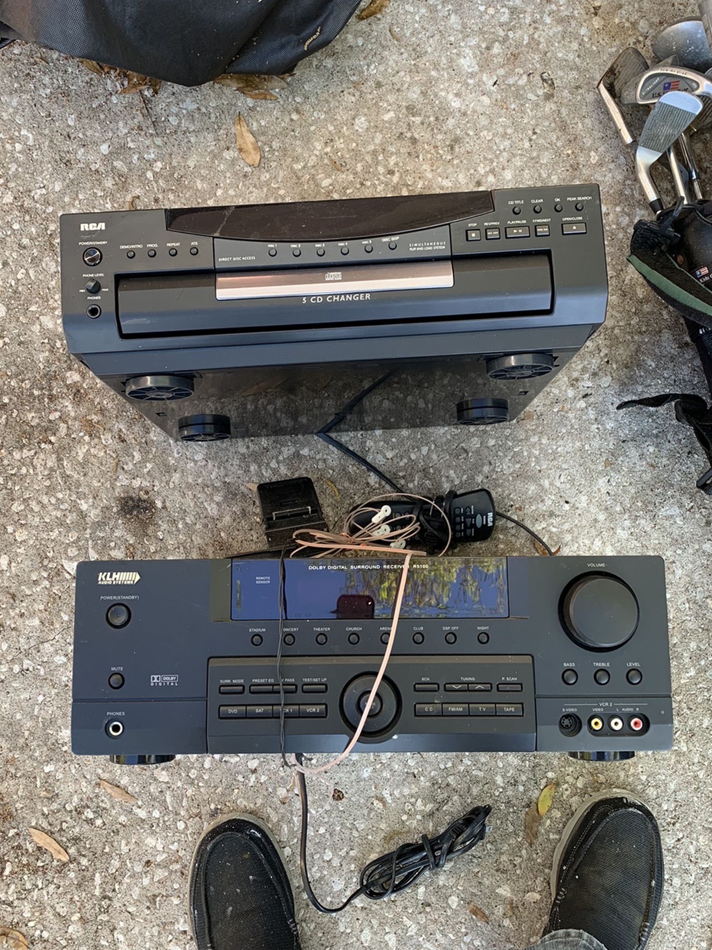 Surround Sound Receiver And Cd Changer