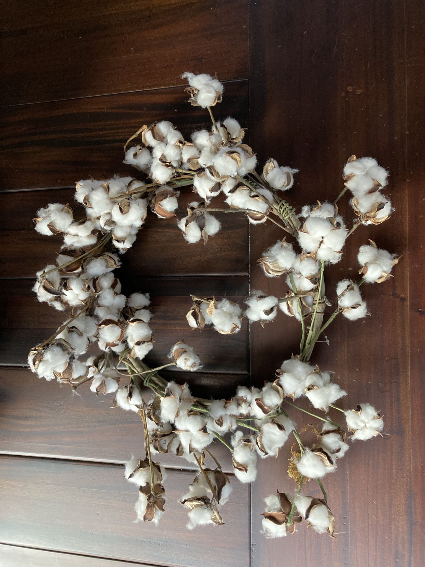 Cotton Stem Wreath
