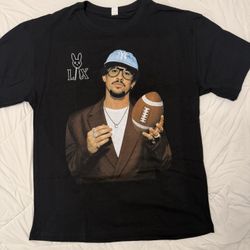 Bad Bunny Super Bowl Graphic T-shirt Size S-XXXL Available 