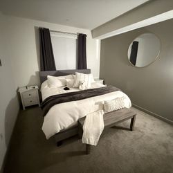 Bed Frame -box Spring- Mattress 