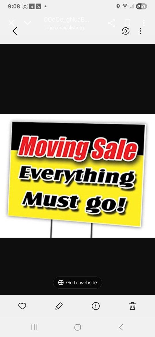 Moving Sale Today Saturday June 28 And Sunday June 29 From 11am-7pm