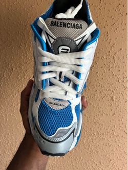 Balenciaga Runners Blue and White