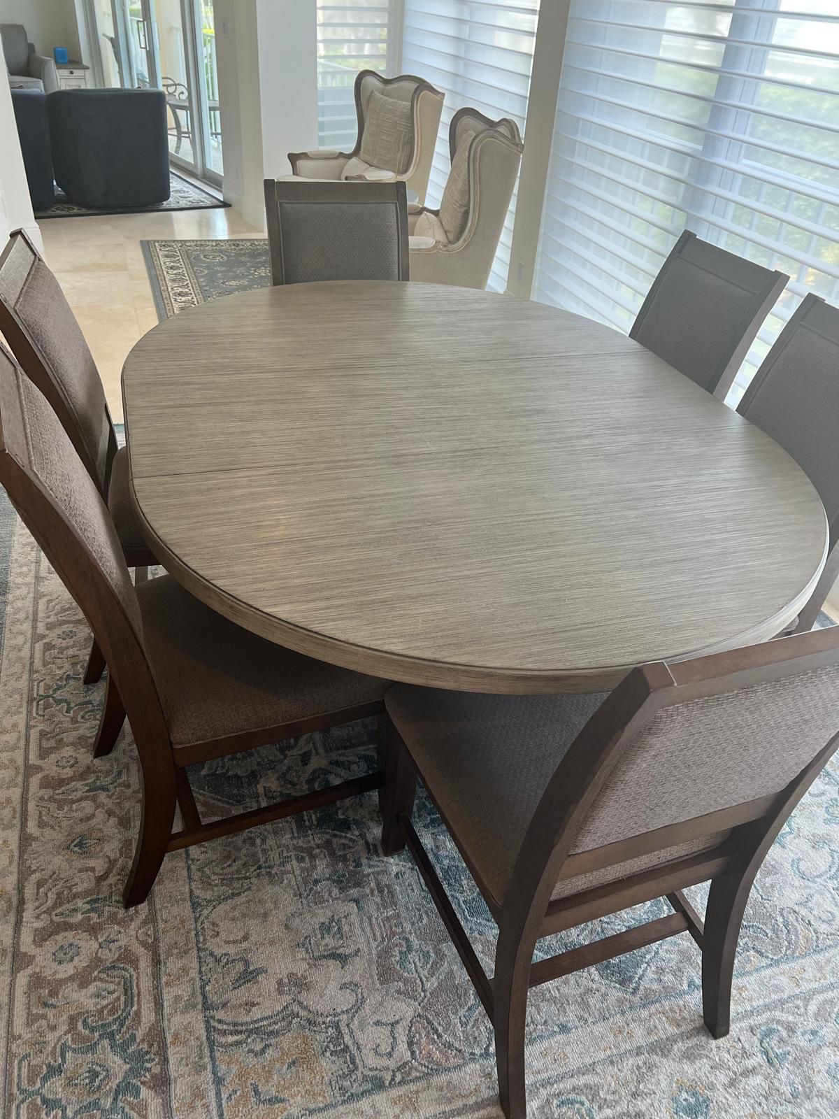 Hooker Dining Table & 8 Ashley Chairs