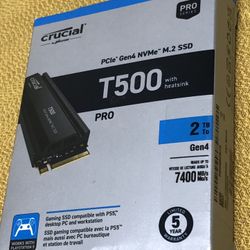 Crucial  2TB Internal SSD PCIe Gen $120