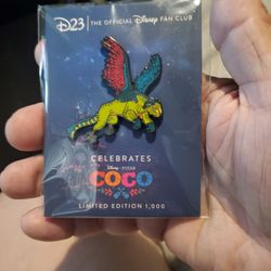 D23 Exclusive Disney Pixar Coco 5th Anniversary Commemorative Pin LE 1000 Pepita