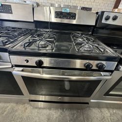 Ge Gas Stove Stainless Steel 