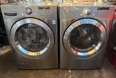 LG  WASHER  AND GAS DRYER