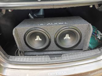 JL Audio 12" subwoofer in Ported box