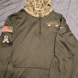 Arizona Cardinals Military USA Hoodie 