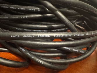 Cat 8 Ethernet Patch Cable 40Gbps 2000MHz