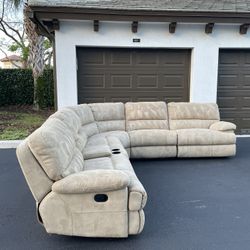 🛋️ Sofa/Couch Sectional - Manual Recliner - Microfiber - Delivery Available 🚛