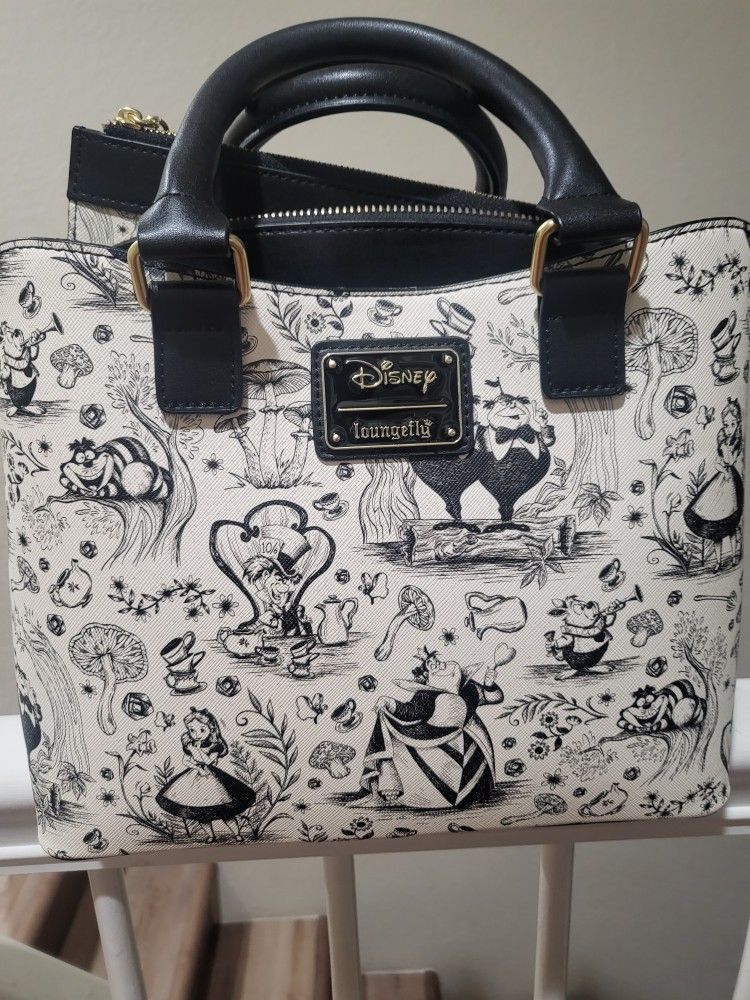 Loungefly Alice Wonderland Purse Set
