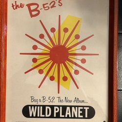 Wild Planet Poster B-52s