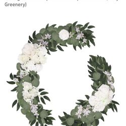 Fake Flowers For Arches Centerpiece Eucalyptus White Rose