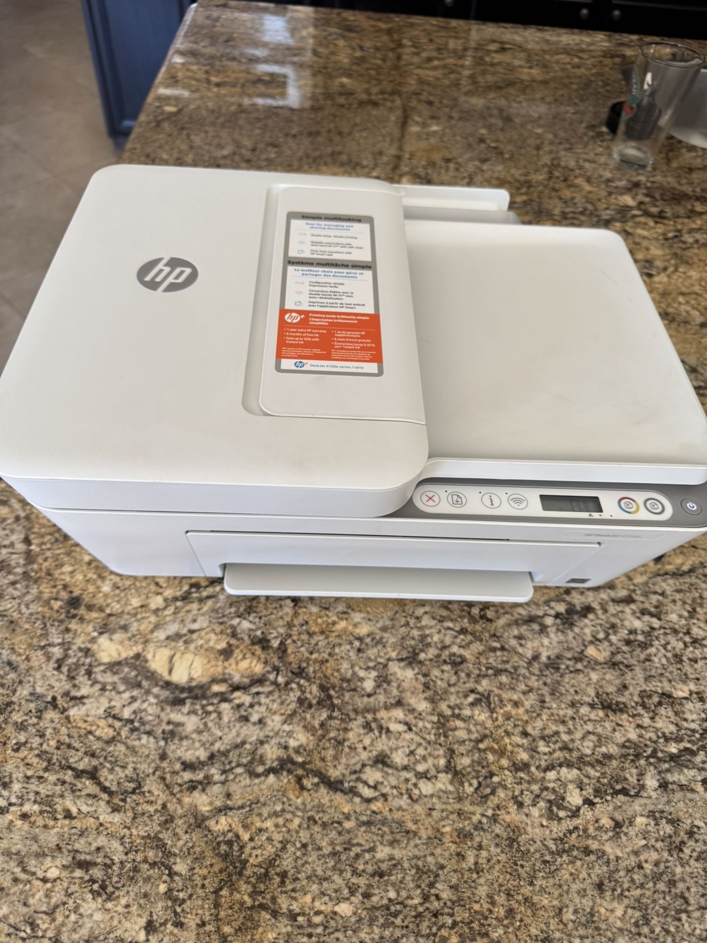 HP Deskjet 4155e All-in-one Wireless Color Printer - (contact info removed)4