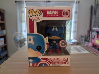 Funko Marvel Captain America Pop Vinyl Figure
