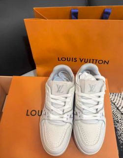 Louis Vuitton Trainer in White Cement for Women