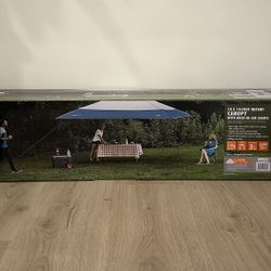 Ozark Trail 14' x 14' Instant Lighted Canopy - Blue, Gray **Brand New**