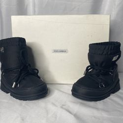 Dolce And Gabbana Snow Boots For Toddler Size 27