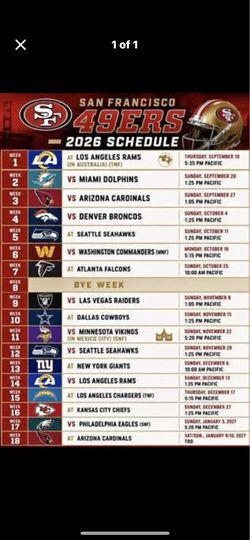 SF 49ers all games —-3 tickets section 201
