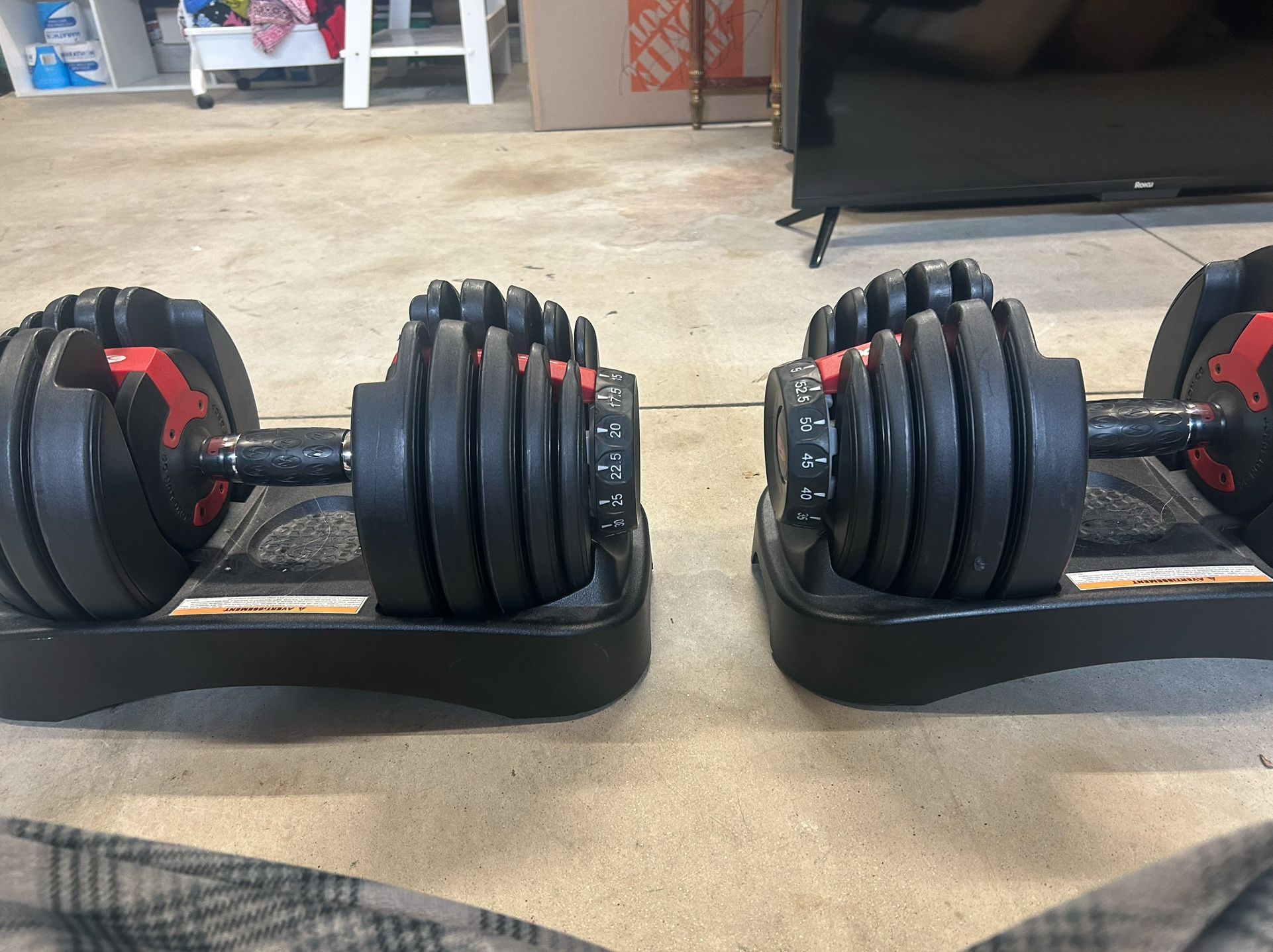 Bowflex SelectTech 552 adjustable dumbbells
