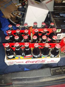 I have this Olympic Coca-Cola collection all brand new and their bottle never open I have about 40 of them for more all brand new and a bottle never o