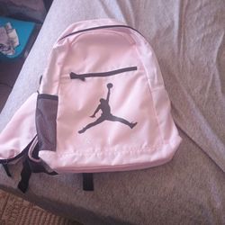 Pink Jordan backpack 