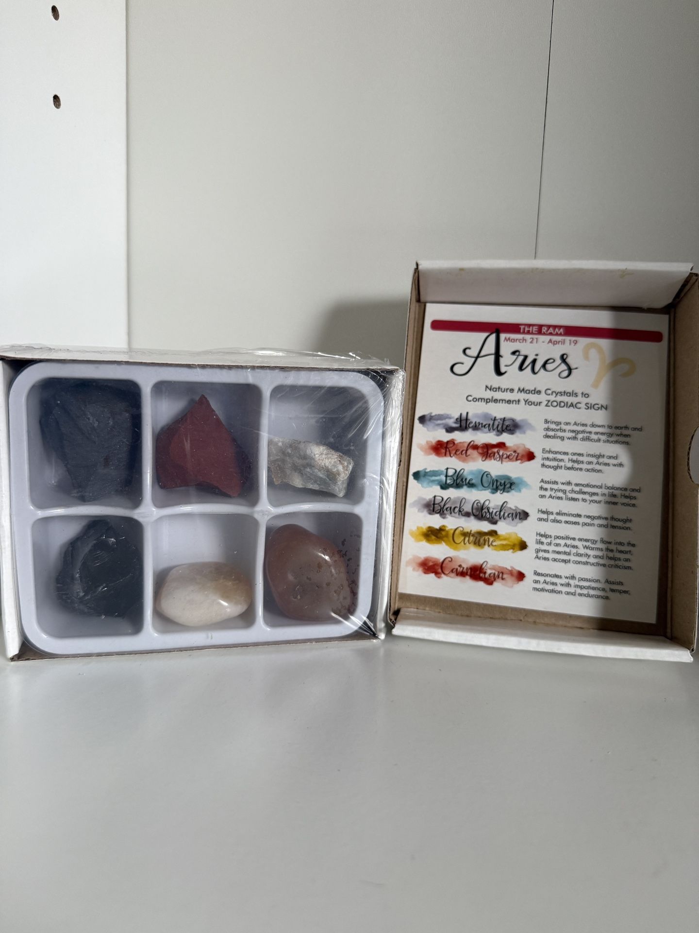 Aries Crystal Gift Box Set