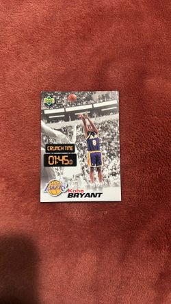 Kobe Bryant Upper Deck Crunch Time