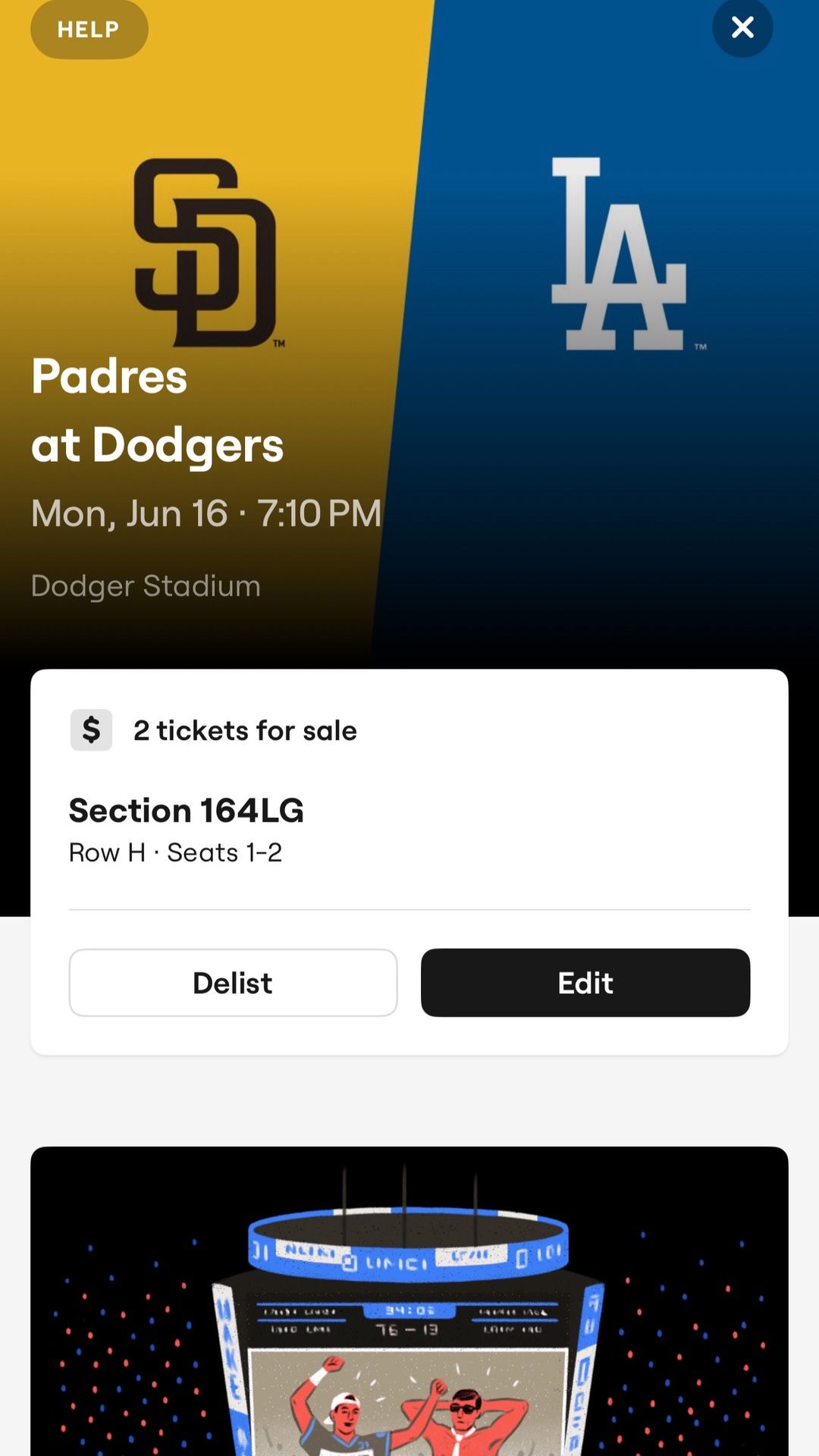 Dodger Game 6/16