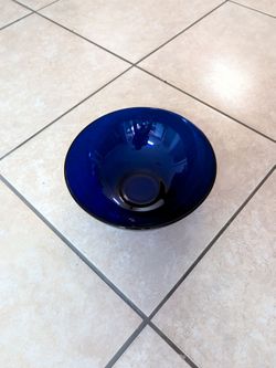 Cobalt Blue Glass Bowl