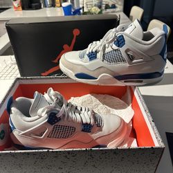 Military Blue Jordan 4s 