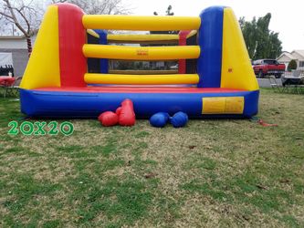 20x20 Inflatable Boxing Ring Bounce House