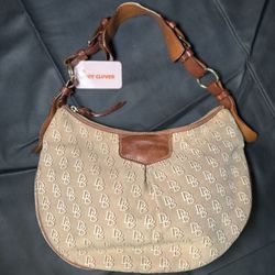 Brown and Tan Purse