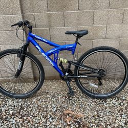 29" Kent Flexor Dual Suspension Mountain Bike, Adult Ages 14+, Blue