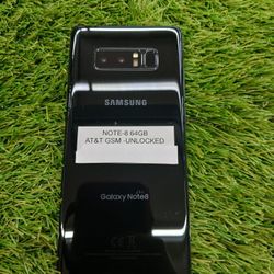 SAMSUNG NOTE 8 UNLOCKED 64GB BLK 
