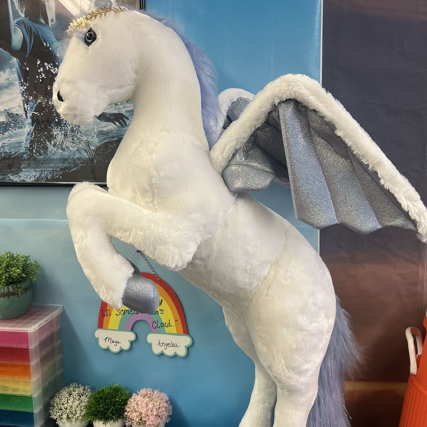 Melissa Oversized Plush Unicorn Unicorn Jumbo Stuffed Animal