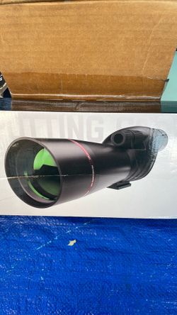 25–75x80 HD Spotting Scope for Bird Watching & Target Shooting, BAK4 Prism Angled Spotter Scope with Tripod & iPhone Adapter, Waterproof Fogproof Bird