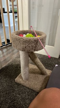 Cat Tree Scratching Post with Perch