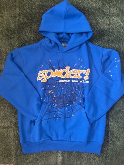 Blue spider hoodie