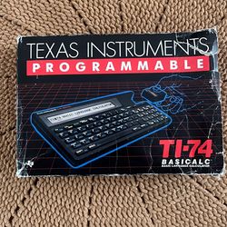 Vintage Texas Instruments Programmable TI-74
