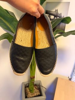 Authentic Gucci black espadrilles