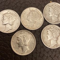 One dime 1940-1944  (5)