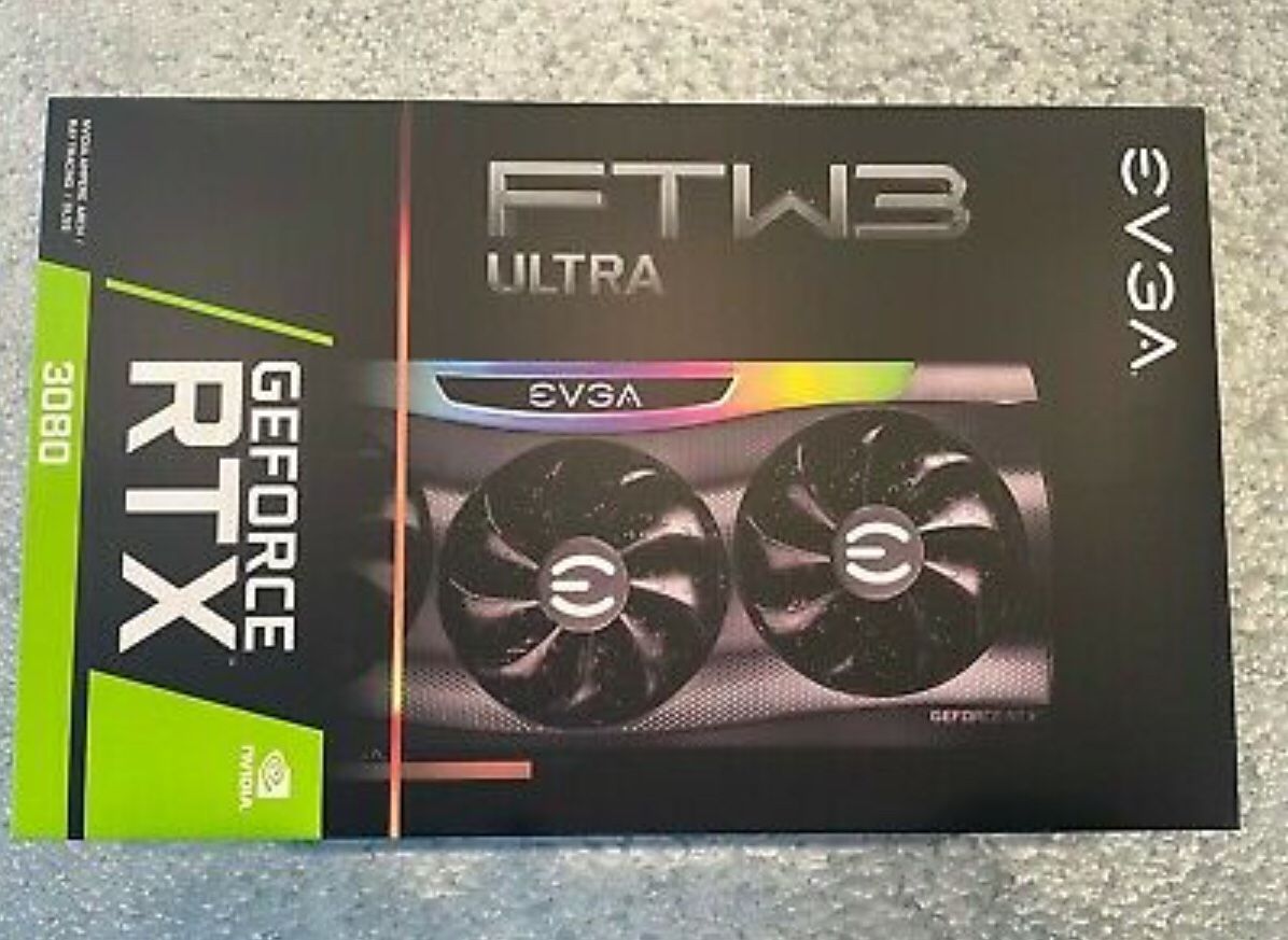 EVGA RTX 3080 FTW3 ULTRA GAMING, 10GB GDDR6X 