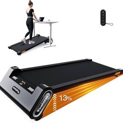 114 Walking Pad Treadmill with Auto Incline, 6 in 1 Under Desk Treadmill, 6-Level Incline Treadmills, 2.5HP Portable Treadmills for Home with 330LBS C
